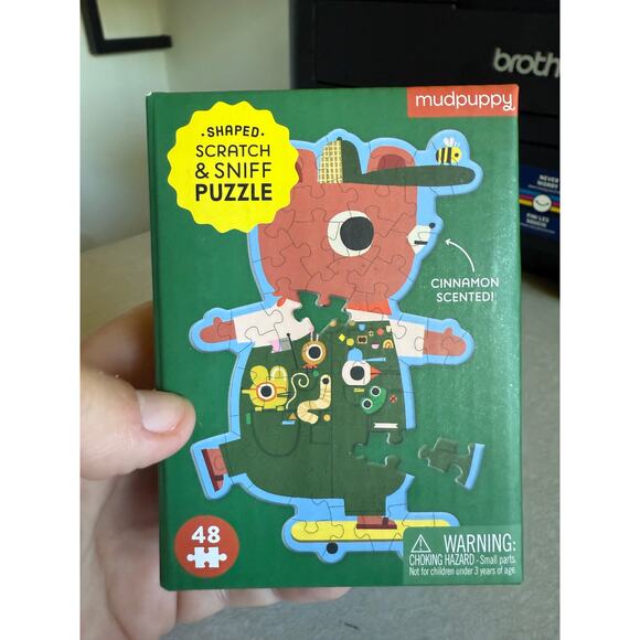 2 Mudpuppy Shaped Scratch And Sniff Puzzles Gumballs Bear BRAND NEW - Picture 2 of 5